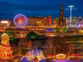 Edinburgh Christmas Market Scotland