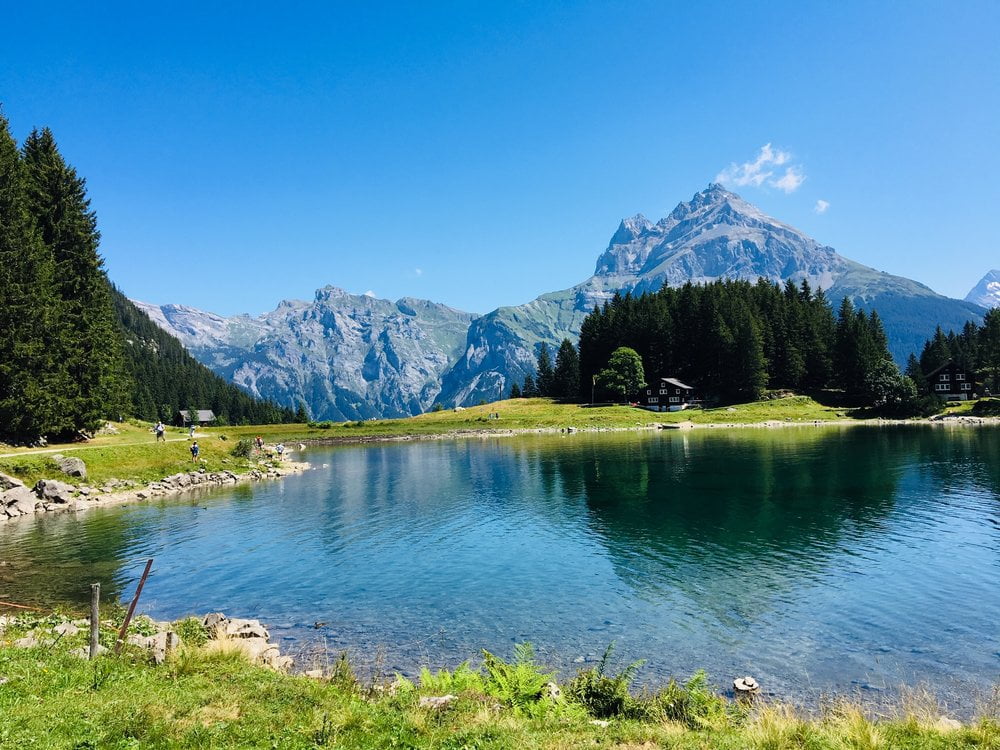 Arnisee Alpine Lake Switzerland