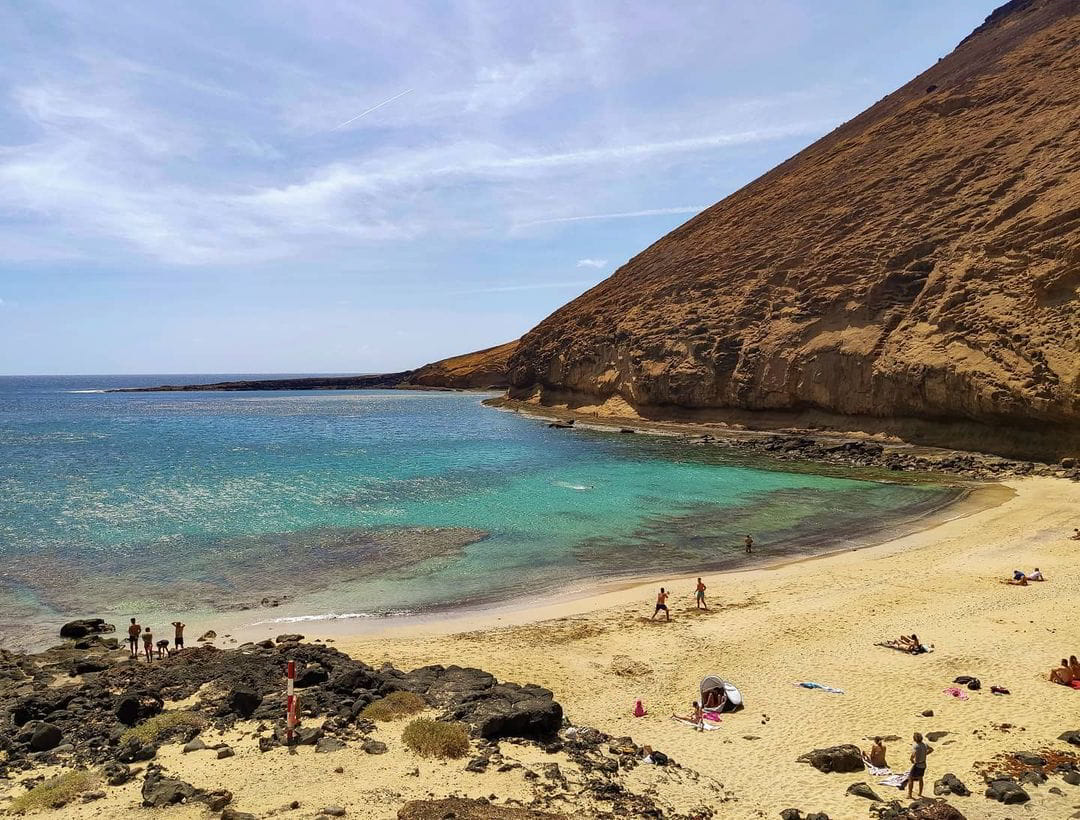 Francesa Beach (One of the most most beautiful beaches in Lanzarote)