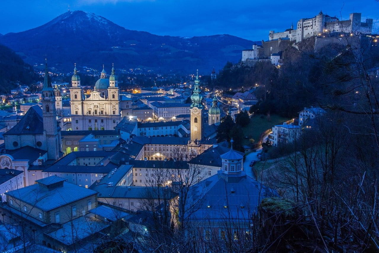 Most famous places in Salzburg Austria