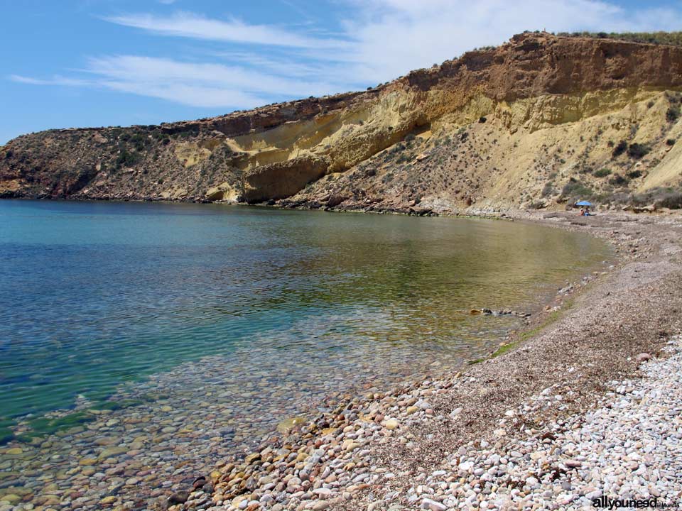 Most beautiful beaches near Mazarron Spain