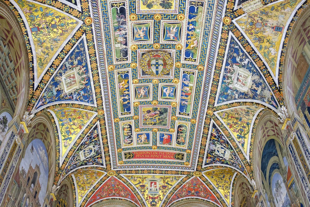 Piccolomini Library - Best places to see in Siena Italy