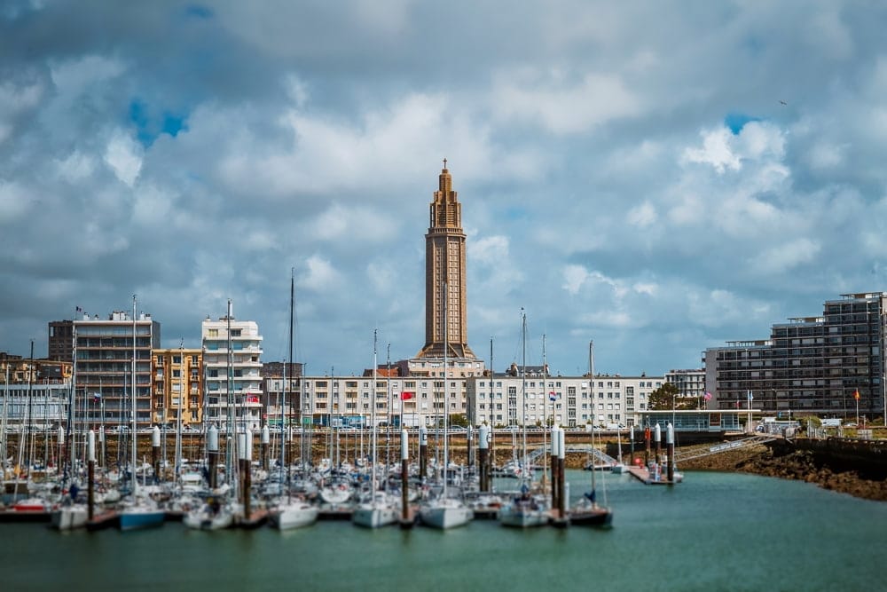 Port in things to see in Le Havre France