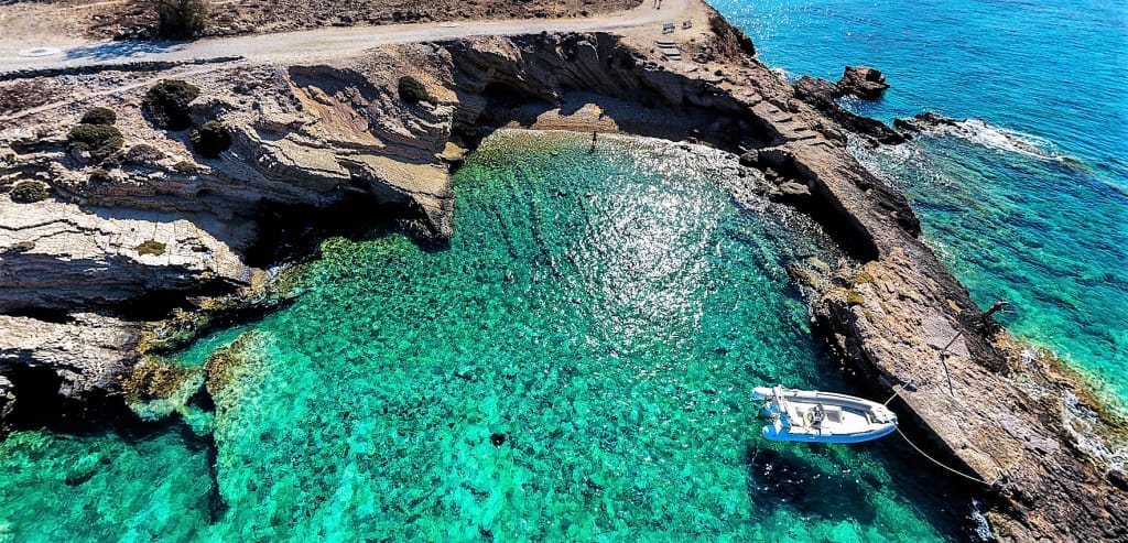 Spilia Beach - Best beaches in Koufonisia Island Greece