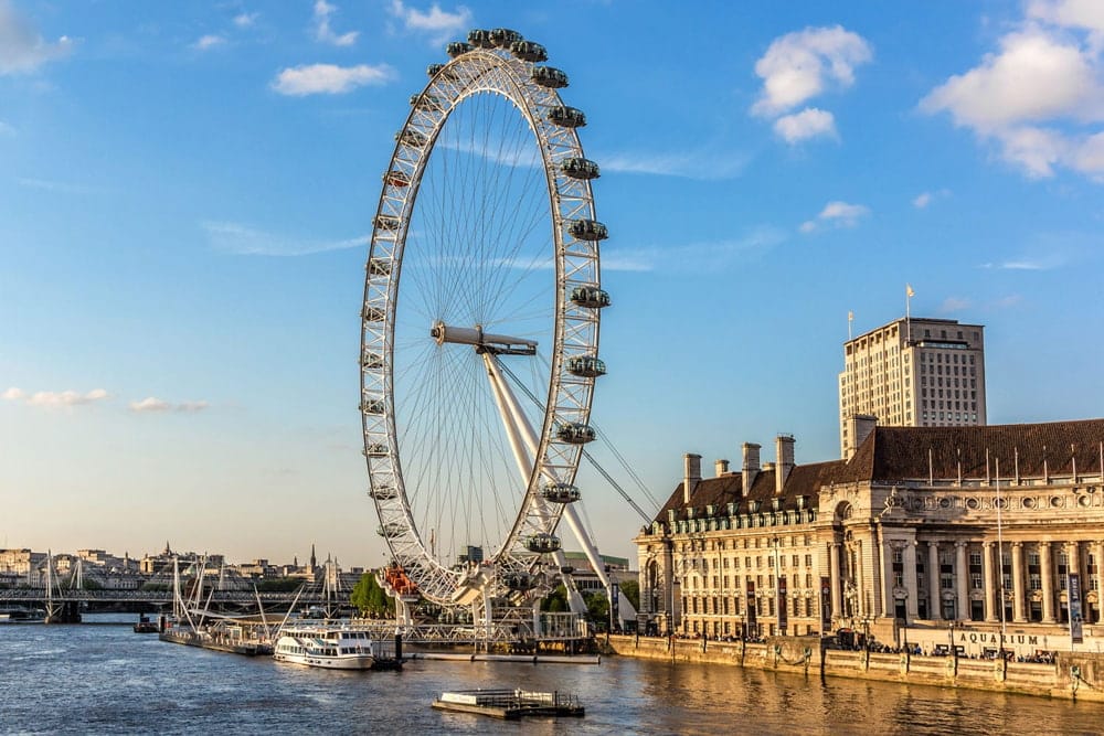 London Eye - Beautiful things to see in London, England