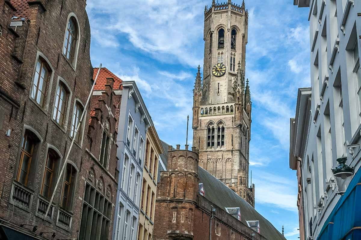 The Belfry Tower in Bruges Belgium