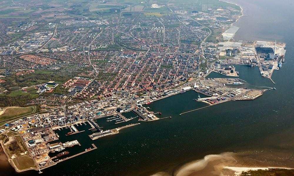 The port of Esbjerg