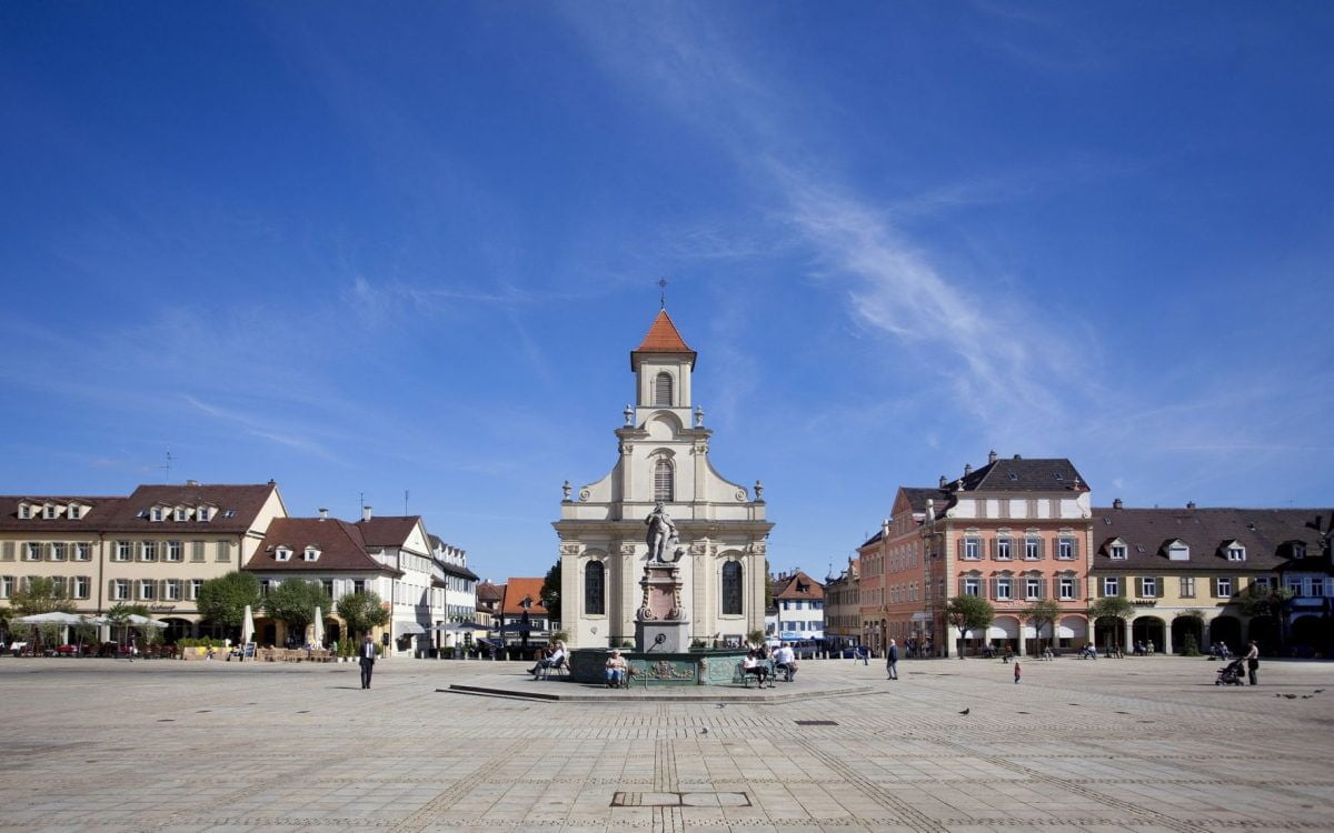 The market square Ludwigsburg