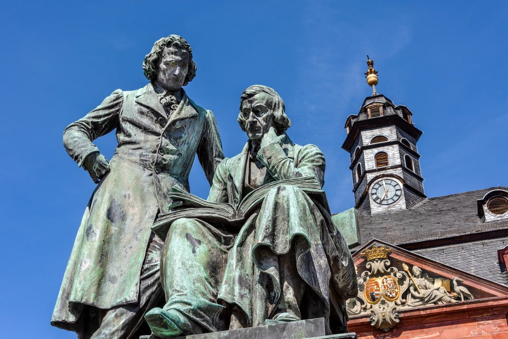 Brothers Grimm Monument in Hanau