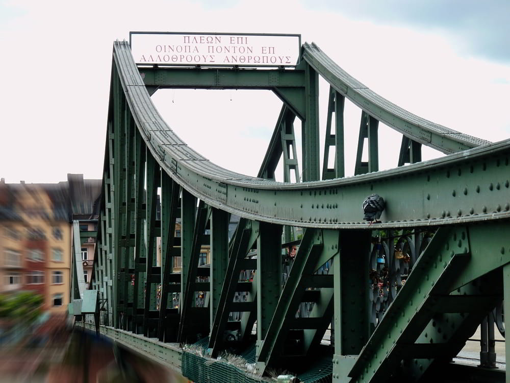 Iron Bridge in Frankfurt