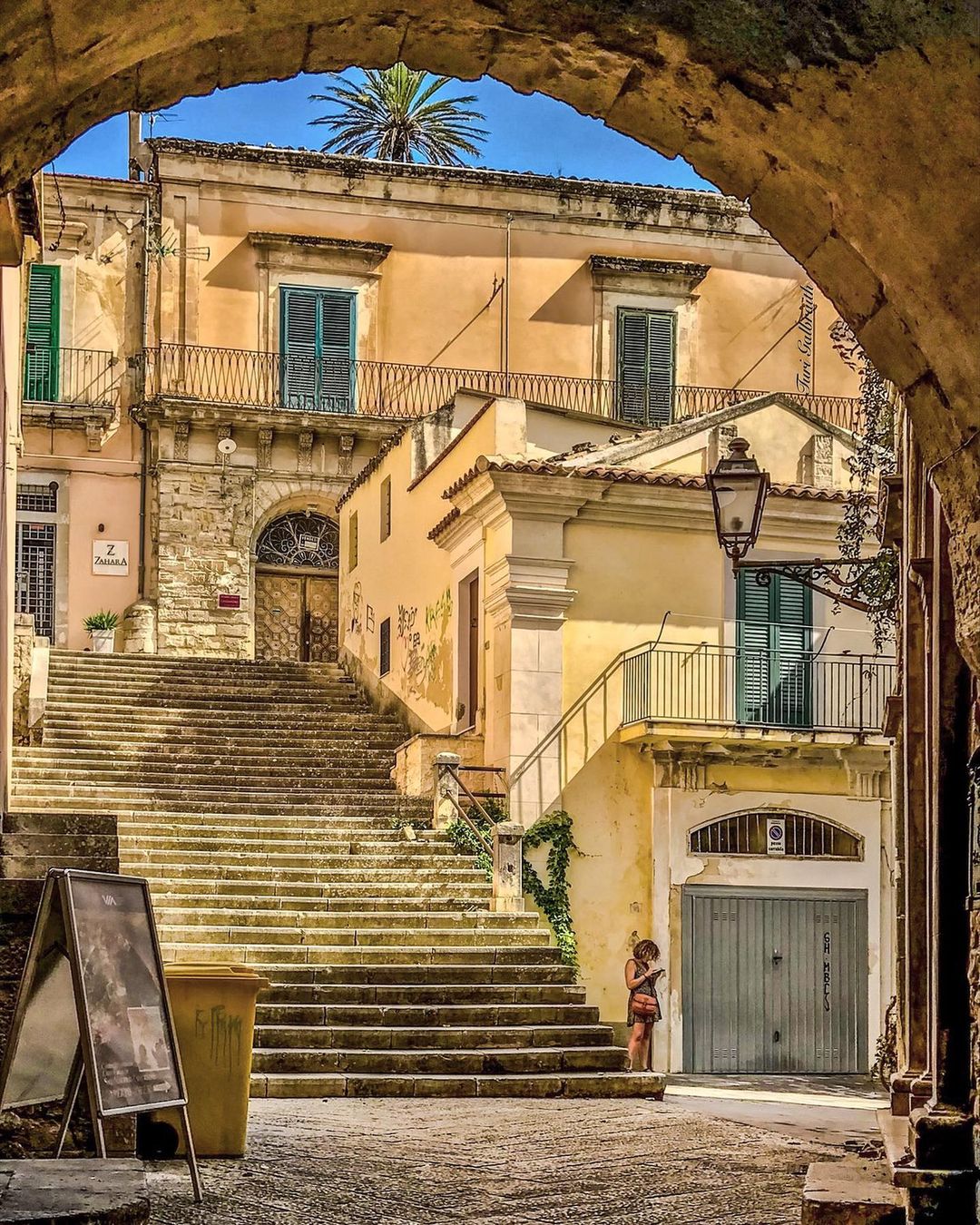 The historical center and the alleys of Modica