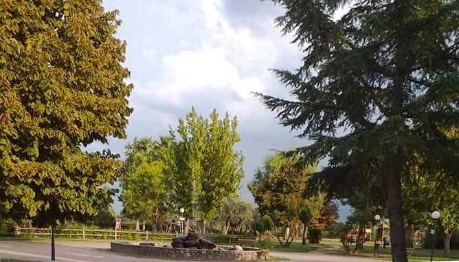 Municipal park in Corigliano Calabro