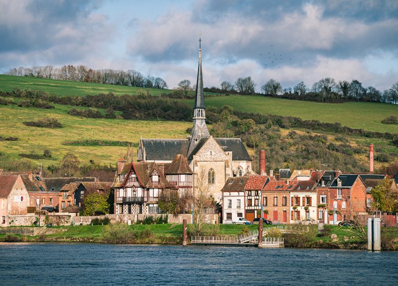 Les Andelys Village in Normandie